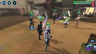 6* GAS 3v3 vs GG - Fives Sacrifices and Rex annihilate for the win : SWGOH