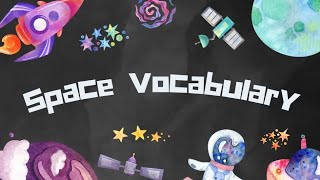 Space vocabulary #learning #space #vocabulary