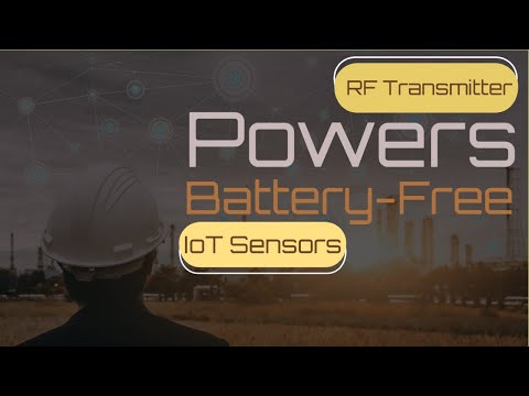 RF Transmitter Powers Battery-Free IoT Sensors