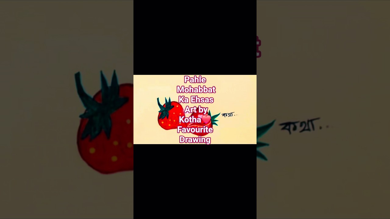 Pahle Mohabbat Ka Ehsas ||Art by Kotha❤️Favourite Drawing