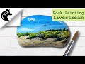 Rock Painting Tutorial Beach Livestream