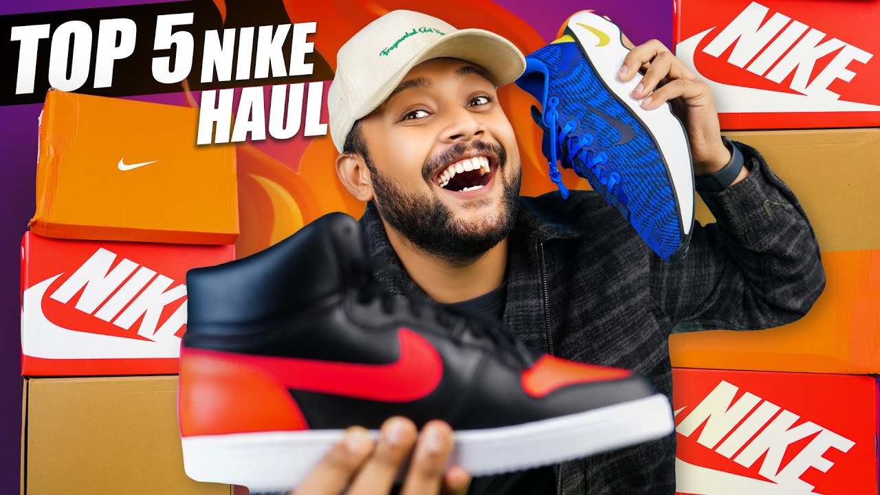 Top 5 Best Nike Shoes/Sneaker For Men 🔥 Nike Haul Review 2023 | ONE CHANCE  - YouTube