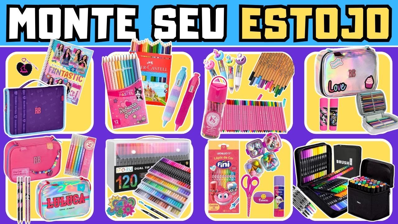 ✨✏️ MONTE SEU ESTOJO DOS SONHOS 2026 🎒 | Jogo das Escolhas