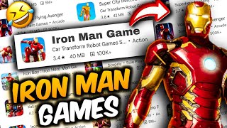 Trying IRON MAN Games !