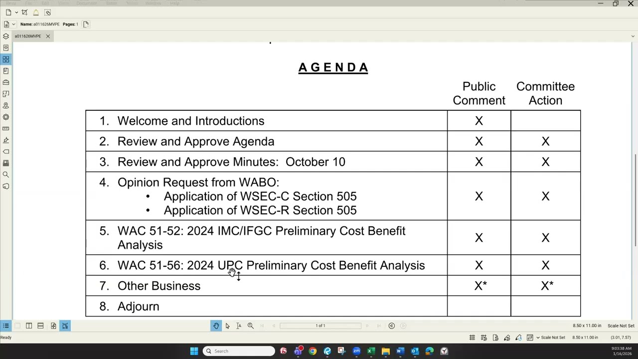 SBCC MVPE Committee Meeting - January 16, 2026