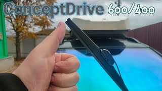 Установил новые зимние дворники ConceptDrive на Kia Rio X-line.