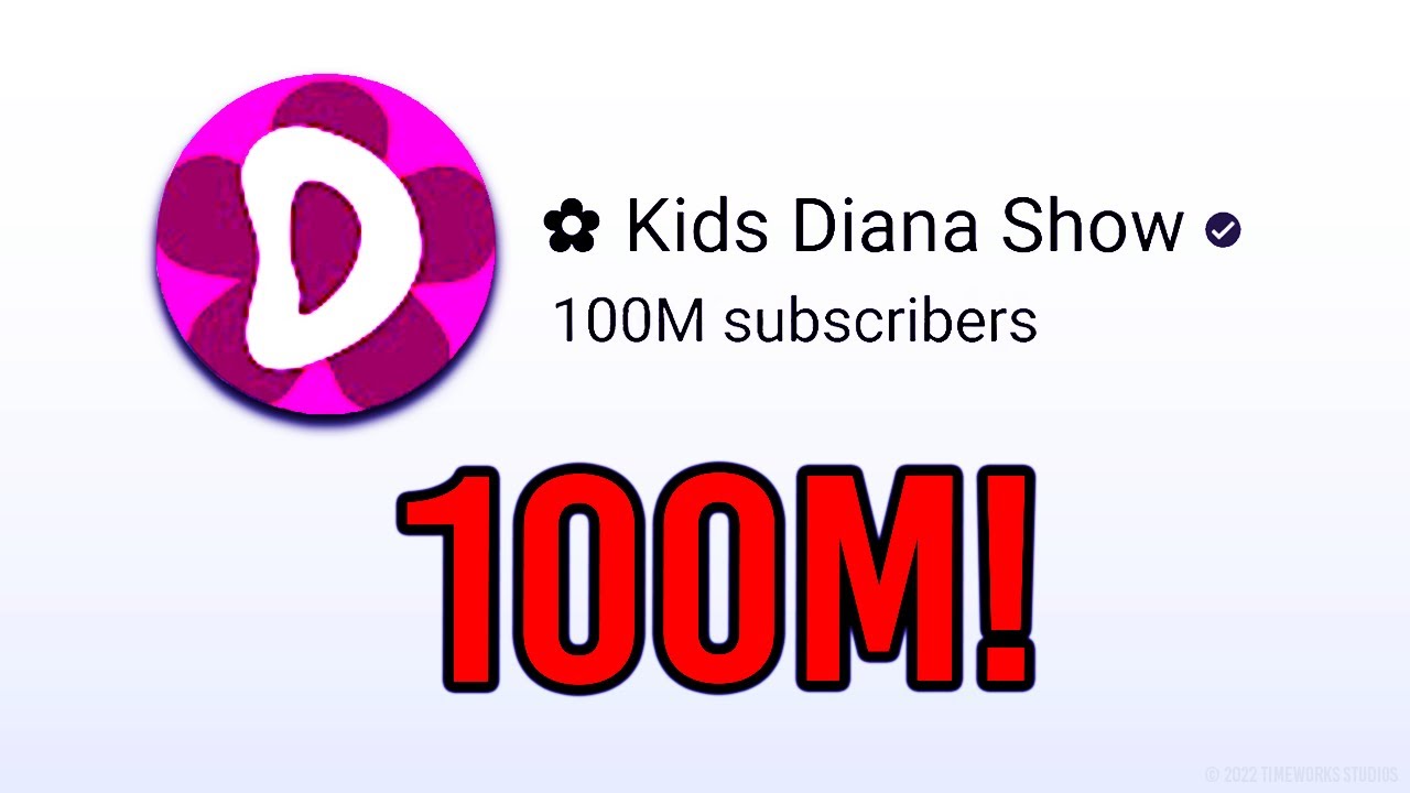 Kids Diana Show Became the First Largest Kids Vlog with 100M