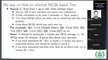 How to attempt MCQs based test? My Way #ppsc #physics #nts