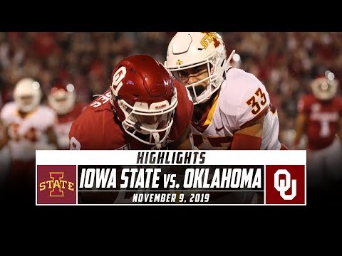 Iowa State Vs No 9 Oklahoma Football Highlights 2019 Stadium