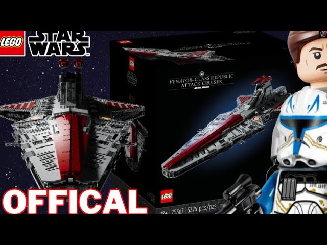 Lego Reveals 5,374-Piece Star Wars UCS Venator Attack Cruiser