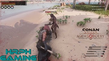 Our First Thrall - Conan Exiles Age of Sorcery Chapter 2, Single Player on PC [E2]
