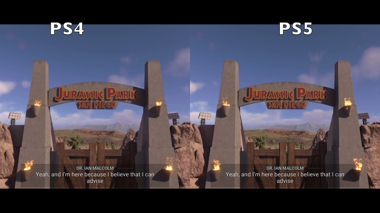 Jurassic World 2 vs. PS5 Comparison - YouTube