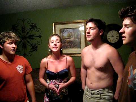 Beggs Children Singing in livingroom