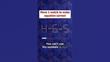 Fix the equation by moving 1 stick #shots #puzzles #logicpuzzles #mathspuzzle #hindipuzzles