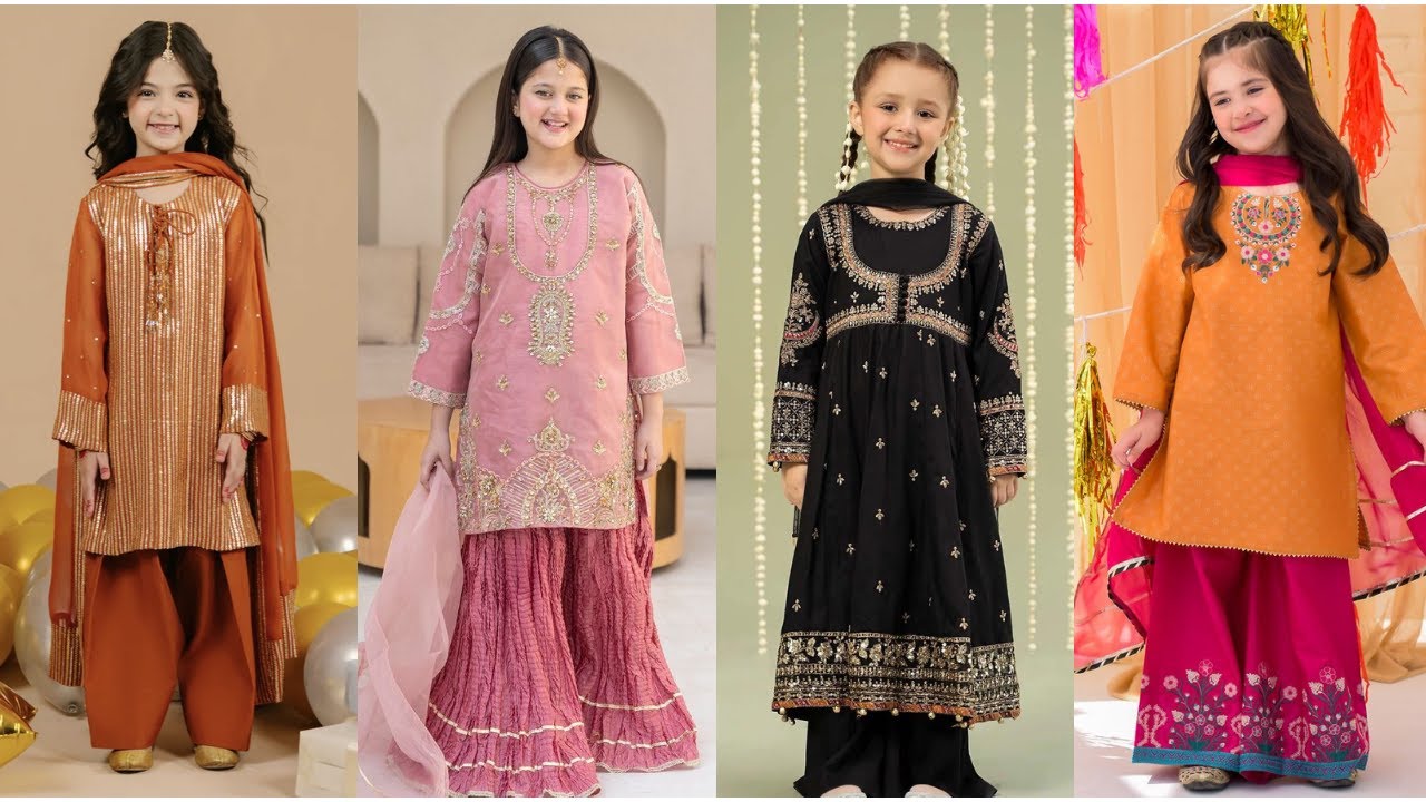 Unique Wedding party dresses for girls| Baby girl party wear dresses| Girls wedding dress ideas