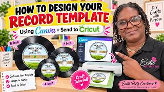 Custom Vinyl Record Labels Made Easy | Canva Tutorial for Beginners