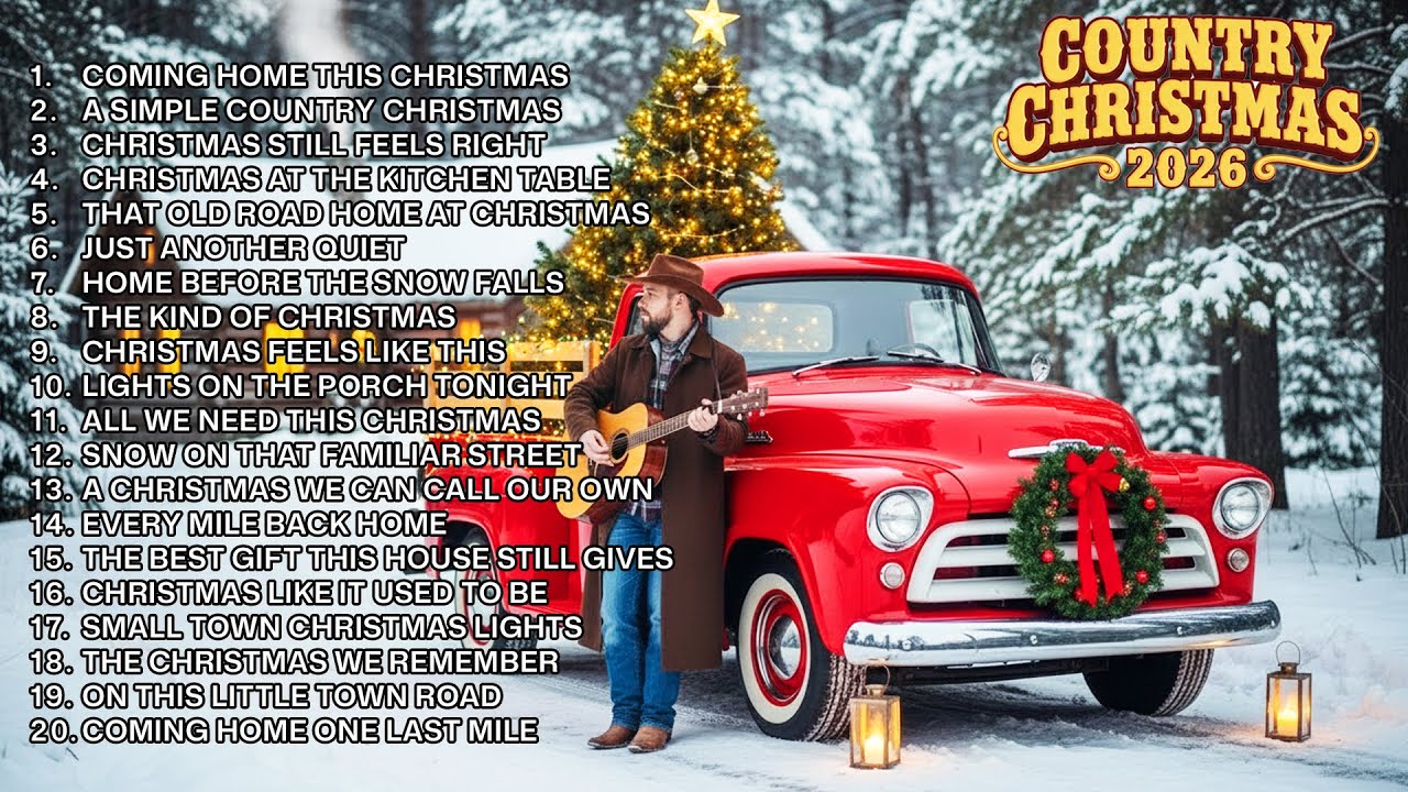 Classic Country Christmas Songs 🤠🎅 – Cozy Winter Holiday Vibes