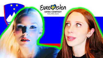 LET'S REACT TO SLOVENIA'S SONG FOR EUROVISION 2024 // RAIVEN "VERONIKA"