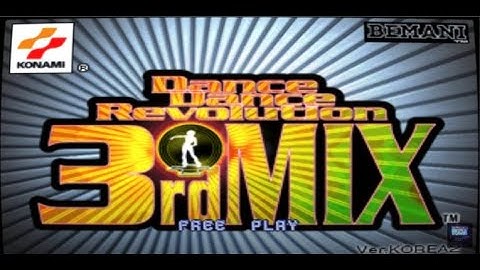 (MAME 0.238) Dance Dance Revolution 3rdMIX - Ver.Korea2 - GN887 VER. KBA (Gameplay)