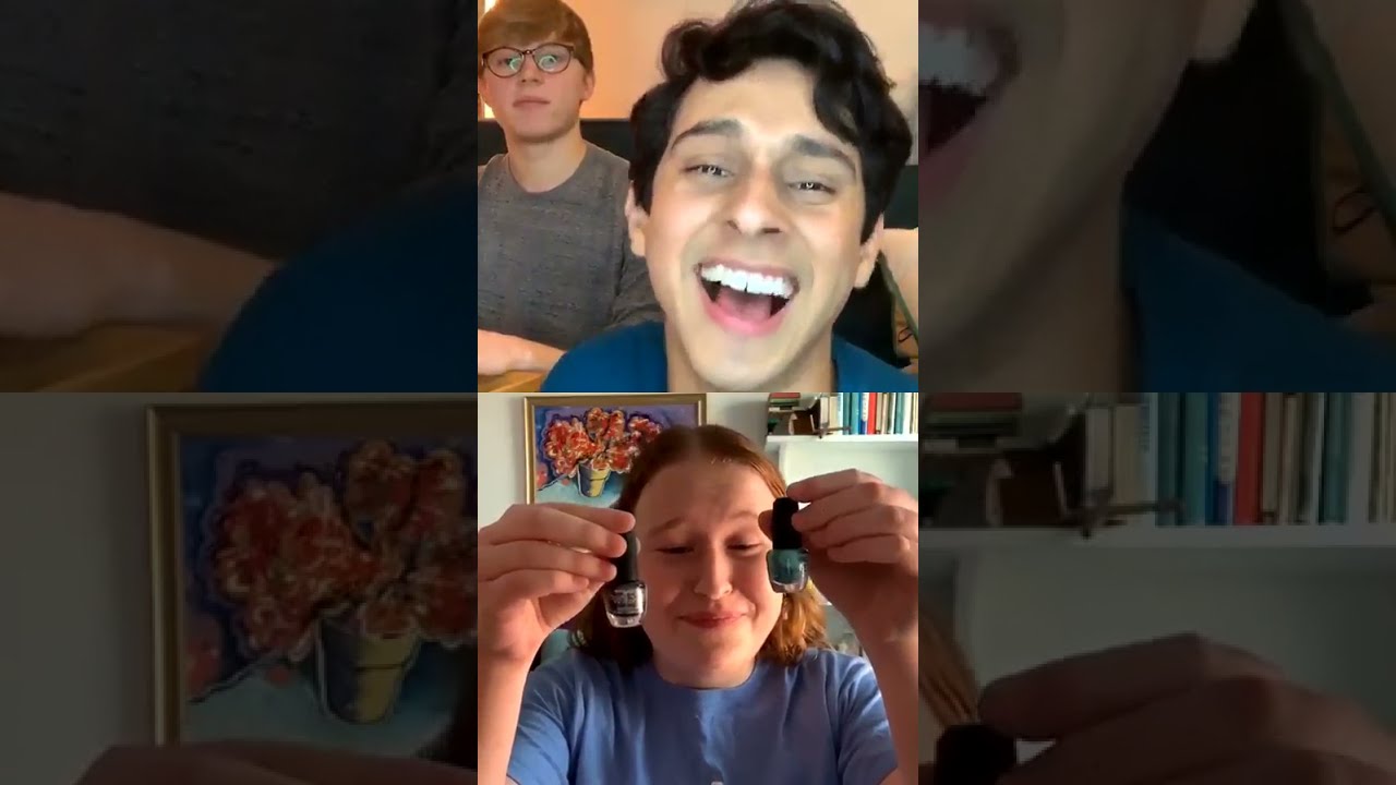 Frankie Rodriguez, Joe Serafini, and Julia Lester instagram live from April 2020