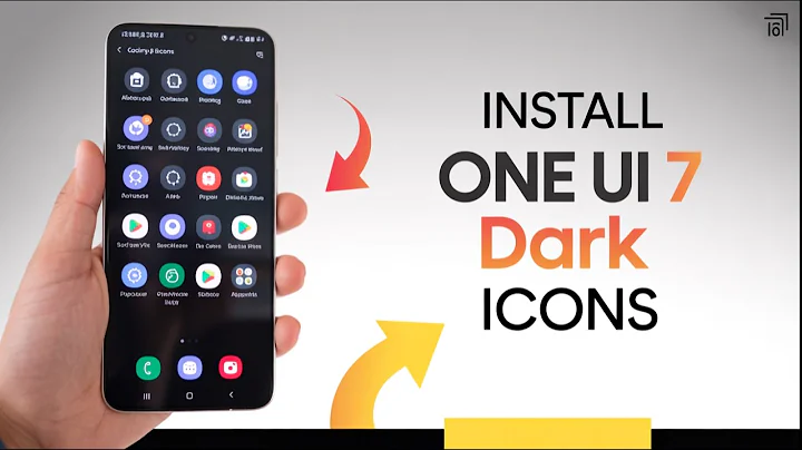 How to Install OneUI 7 Dark Mode icon Pack Free on Any Samsung Phone in 2025