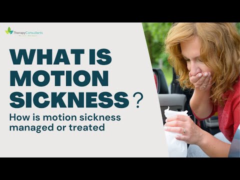 What is Motion Sickness ? How is motion sickness managed or treated