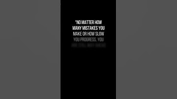 No Matter How Many Mistakes You Make or How Slow You Progress | Tony Robbins #quotes #shorts