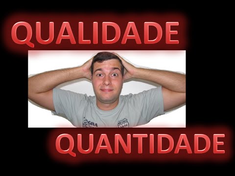Qualidade Vs Quantidade.... Qual sua parcela de culpa?