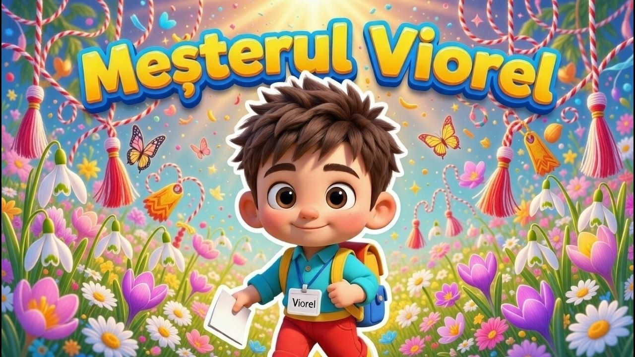 Meșterul Viorel 🌸 Cântec de Mărțișor pentru Copii | Primăvara a venit