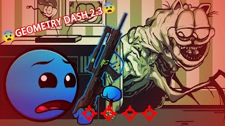 😂FNF The Great Punishment but Water On The Hill & Fire In The Hole Vs Gorefield v2 - Geometry Dash