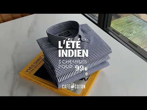 L'été indien: 3 chemises pour 99€ - video from Cafecoton