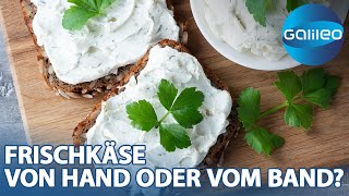 0,90€ vom Band vs. 4,49€ von Hand: Das Geheimnis der Frischkäse-Herstellung