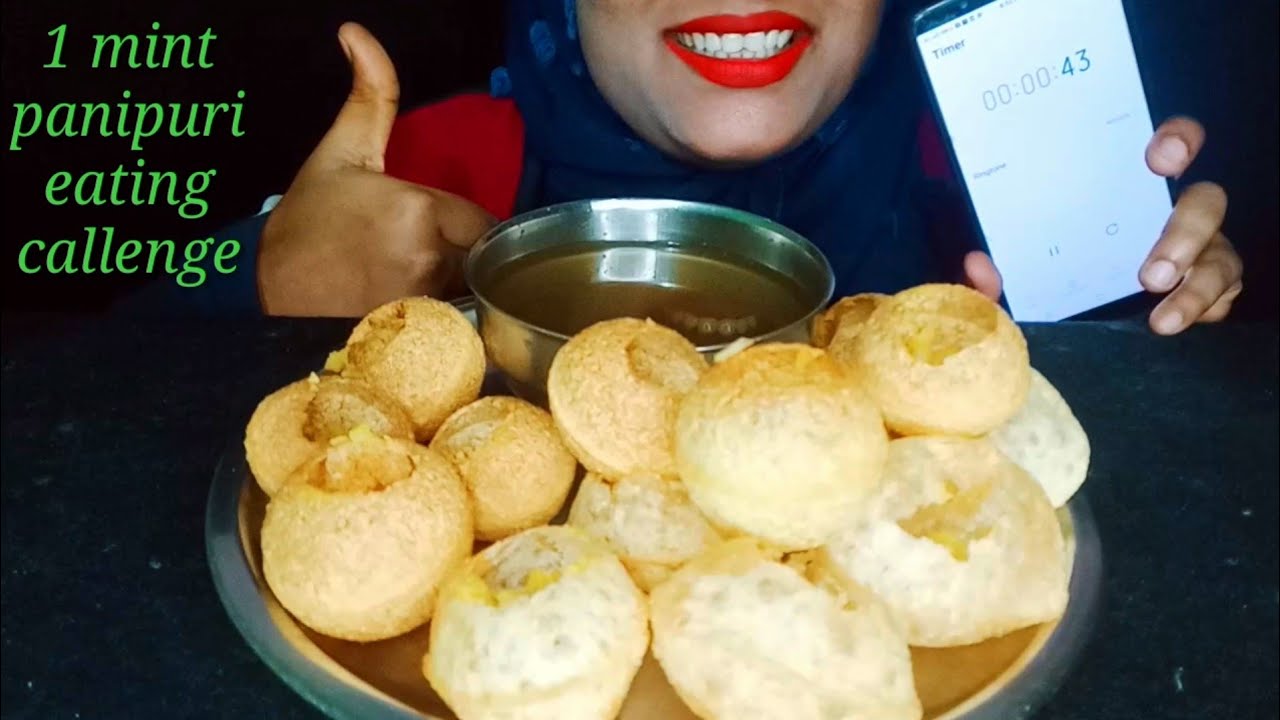Eating 1 mint panipuria challenge🤩|| panipuri eating challenge | golgappa/gupchup challenge ||