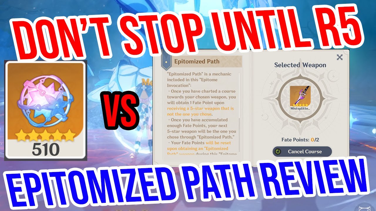 510 Intertwined Fates VS NEW Weapon Pity System! Epitomized Path Review