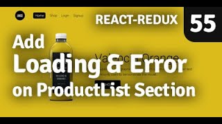 Add Loading on Product Listing Section | Redux Shopping Cart | Part 55