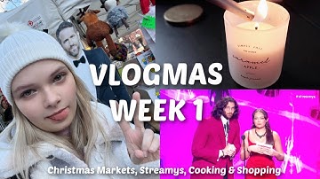 VLOGMAS WEEK 1 🛍 Markets, cooking, shopping & advents