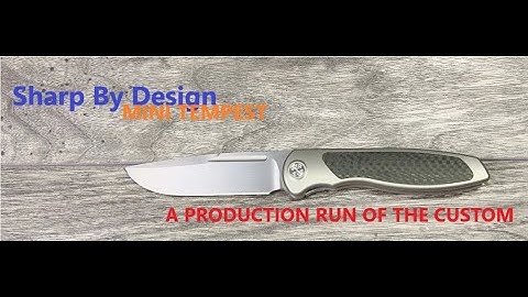 Sharp By Design Mini Tempest unboxing