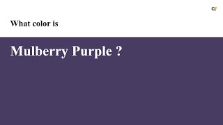 Mulberry Purple color #493c62 hex color - Violet color - Warm color 493c62