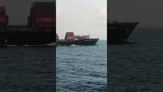 container vassel near sailing our vassel #ship