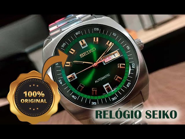 Relógio SEIKO Masculino Automático SNKM97B1 E1SX - YouTube