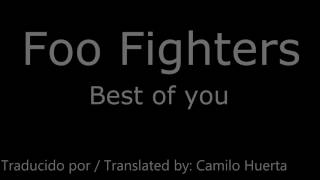 Foo fighters - Best of you - Lyrics [Subtitulada al Español] chords