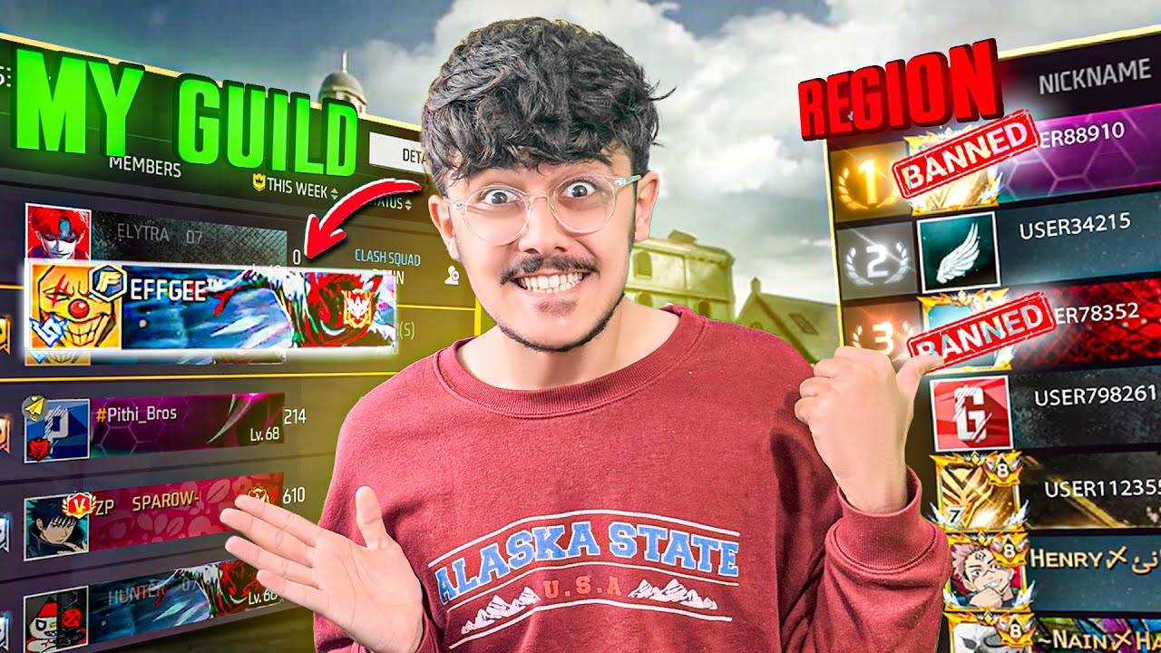 I Added Free Fire Official In My Guild to BAN the Panel Users 😱