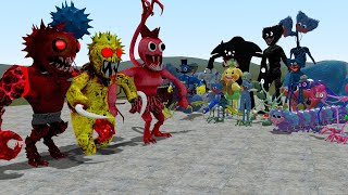 ULTIMATE NIGHTMARE RAINBOW FRIENDS VS ALL POPPY PLAYTIME CHARACTERS In Garry's Mod!