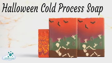 🎃 Spooky Halloween Cold Process Soap Making And Cutting 🦇🩻