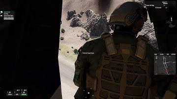 Arma 3 Rappelling from helicopter