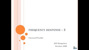 CAID Lecture 25 Frequency response 2