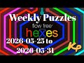 Flow Free Hexes - Weekly Puzzles - Amoeba Challenge - 2026-05-25 to 31 - May 25th to 31st 2026