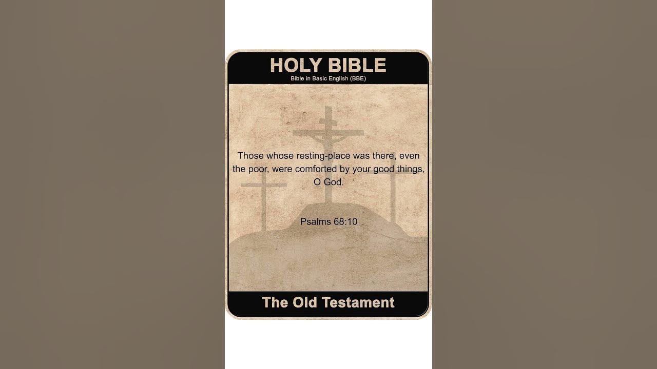 psalms-chapter-68-verse-10-holy-bible-old-testament-shorts-bible