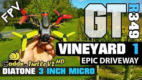 Diatone GT-R349 HD Caddx FPV - Vineyard 1 - NZ