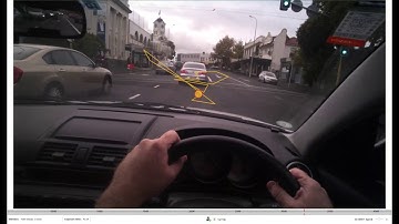 Eye tracking driving illustration